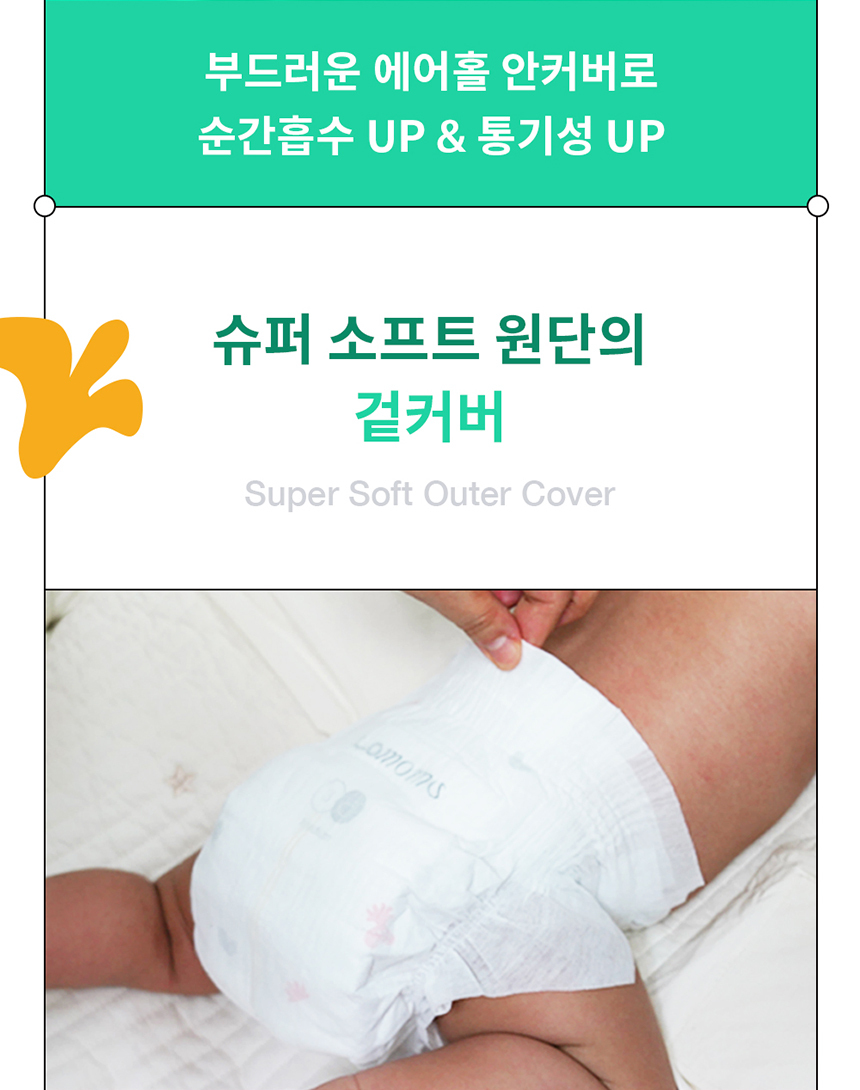 로맘스 에어키키 밴드형 3단계(M) 32매x4팩